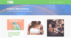 Desktop Screenshot of organicbabyatlanta.com
